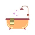 Bath Tub Flat Icon