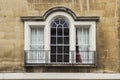 Classic window architecture in Bath England Royalty Free Stock Photo