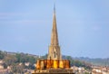 Bath, UK - Church Spite View behing the Chimneys Royalty Free Stock Photo