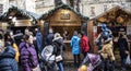 People shopping at Bath Christmas Market