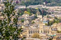Bath, UK - Panoramic Views of Bath from the Alexandra Park Royalty Free Stock Photo