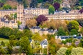 Bath, UK - Panoramic Views of Bath from the Alexandra Park Royalty Free Stock Photo