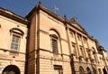 View towards the historic Guildhall, Bath, Somerset, England. A Unesco World Heritage Site.