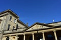 View towards the Roman Baths, Bath, Somerset, England. A Unesco World Heritage Site. Royalty Free Stock Photo