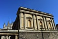 View towards the Roman Baths and Abbey, Bath, Somerset, England. A Unesco World Heritage Site. Royalty Free Stock Photo