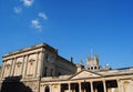 View towards Roman Baths and Abbey, Bath, Somerset, England. A Unesco World Heritage Site. Royalty Free Stock Photo
