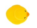 Bath yellow rubber duck isolated white background clipping path Royalty Free Stock Photo