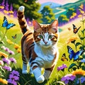 Sunbeam Chaser: A Kitten\'s Frolic in a Butterfly Eden