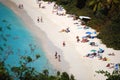 Bathers in Trunk Bay, USVI