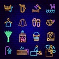 Bathhouse Neon Icons