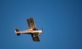 In the bathing areas more and more often small civilian airports are created for tourism, here a two-seater plane that flies over