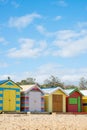 The bathing box of Brighton beach, Melbourne, Victoria, Australia