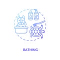 Bathing concept icon