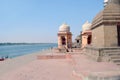 Bathing ghats along River Narmada