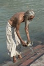 Bathing in Haridwar