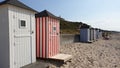 Bathing huts at Raageleje Beach