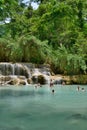 Bathing pool. Kuangsi waterfall park. Luang Prabang. Laos