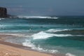 Bathing zone on Boucan Canot Beach, Reunion Royalty Free Stock Photo