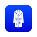 Bathrobe icon blue vector Royalty Free Stock Photo