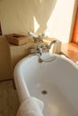 Bathroom in a african Lodge Royalty Free Stock Photo