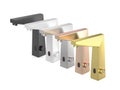 Bathroom automatic sensor faucets with different colors and materials