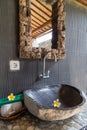 bathroom in Bali island Indonesia Royalty Free Stock Photo