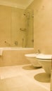 Bathroom bidet luxury hotel Budapest Hungary Royalty Free Stock Photo