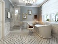 Bathroom classic style Royalty Free Stock Photo