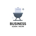 Bathroom, Cleaning, Toilet, Washroom Business Logo Template. Flat Color