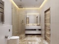 Bathroom contemporary style Royalty Free Stock Photo