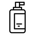 Bathroom dispenser icon, outline style