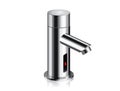 Bathroom faucet chrome powered automatic by sensor.