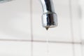 Bathroom faucet, no water in the kitchen faucet, or bathroom, dr Royalty Free Stock Photo