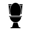 Bathroom glyph vector icon which can easily modify or edit
