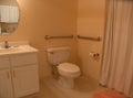 Bathroom with grab bars