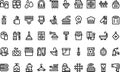 Bathroom icons High-Quality Vector Icons Collection with Editable Stroke. Ideal for Professional and Creative Projects Royalty Free Stock Photo