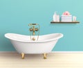 Bathroom Interior Colored Poster