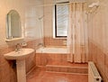 Bathroom in light tones. Interior Royalty Free Stock Photo