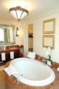 Bathroom in the luxurious hotel Royalty Free Stock Photo