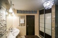 Bathroom in luxury home Royalty Free Stock Photo