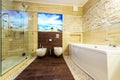 Bathroom in luxury home Royalty Free Stock Photo