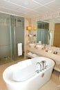 Bathroom in the modern luxury hotel Royalty Free Stock Photo