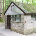 Bathroom In a National Park Royalty Free Stock Photo