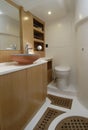 Bathroom of sailboat