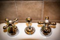 Bathroom sanitary taps