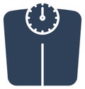 Bathroom scale, obesity scale Isolated Vector Icon That can be easily edited in any size or modified. Royalty Free Stock Photo