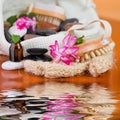 Bathroom set and wellness stones