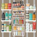Cosmetic and bathroom products, woman cosmetic