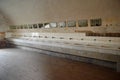 Bathroom sinks at Terezin concentration camp Czech Republic