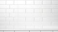 bathroom subway tile background white